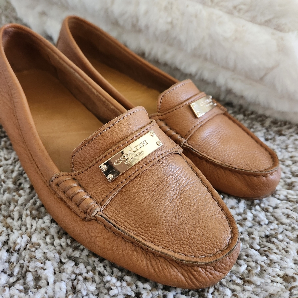 COACH Leather loafers for women size 8.5